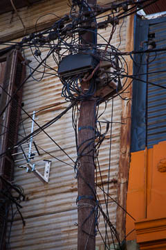 Wires! Colorful La Boca, Argentina