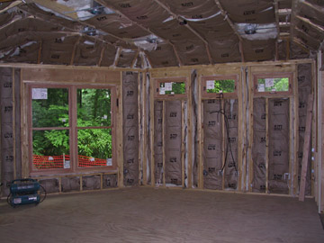 Family room, insluation