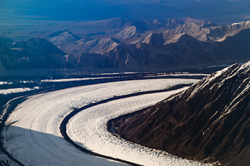 A big glacier!  Denali flightseeing views